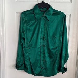 New York & Company Emerald Blouse